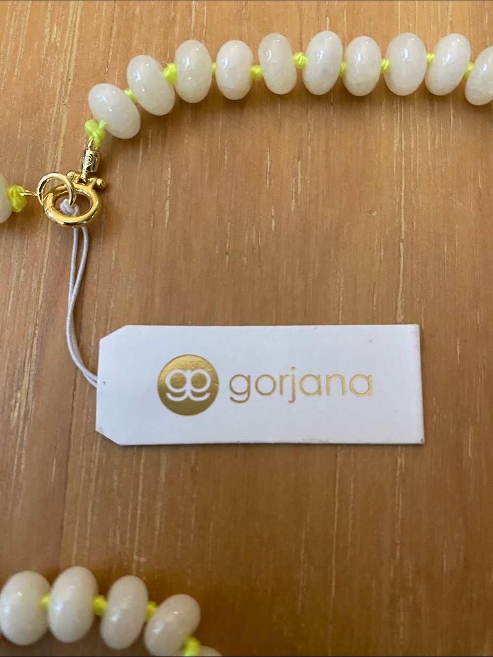 gorjana Palma Necklace White Chalcedony 3840 NWT! - Picture 2 of 9